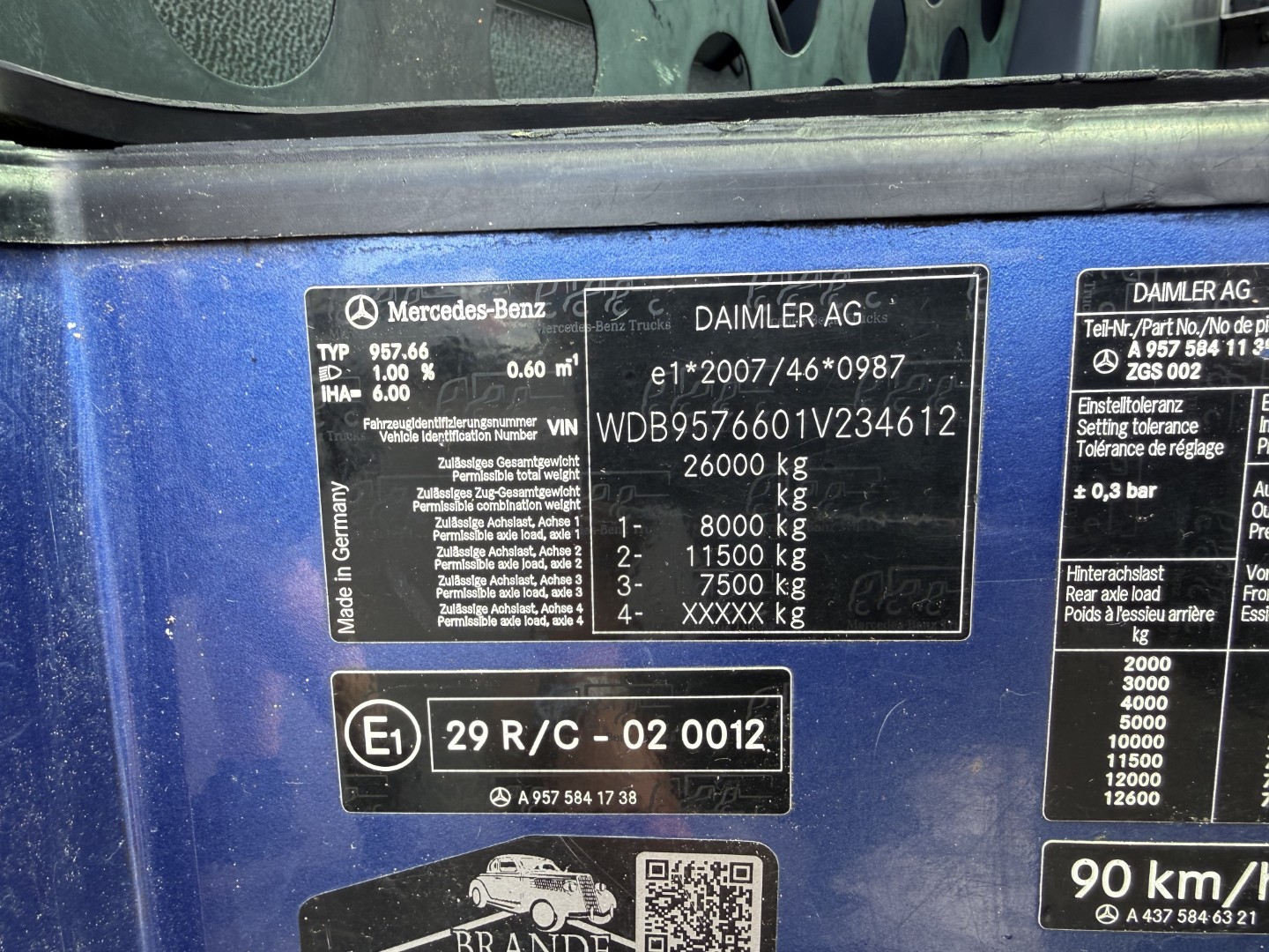 Mercedes Econic 2633 6x2*4 Hvidtved Larsen SLP309 Euro 5