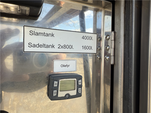 MAN TGM 14.250 VM-Tarm 4.000 l. Rustfri PED Slamsuger Euro 6