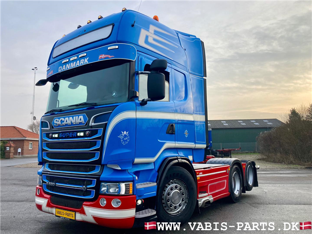 Scania R520 Euro6 Boggie med 3 strengs hydraulik