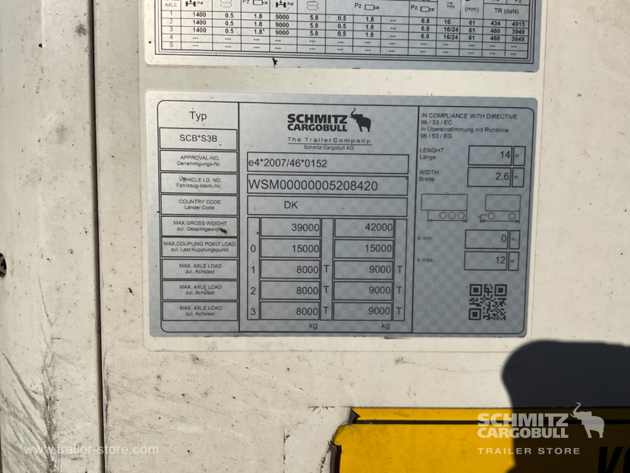 Schmitz Semi Reefer Standard Dobbeltdækk