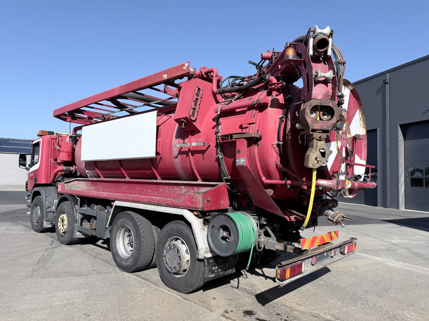 Scania 114G 380 8x2*6 Assmann 13,4 m3 PED Slamsuger