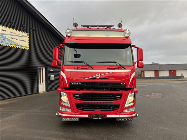 Volvo FM500 Globe Hiab X-Hipro 302 E6 kran og Sawo hejs