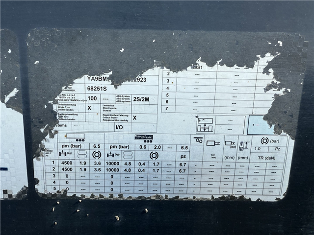 Diverse De Buf BM 12-36-2SPR m/ bånd Theam TSR15 Betontrailer