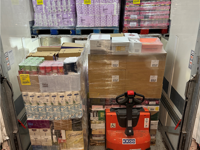 Burgers 13,60 meter Dobbeltdækker Trailer - 55 x EUR Pallers Kapacitet.