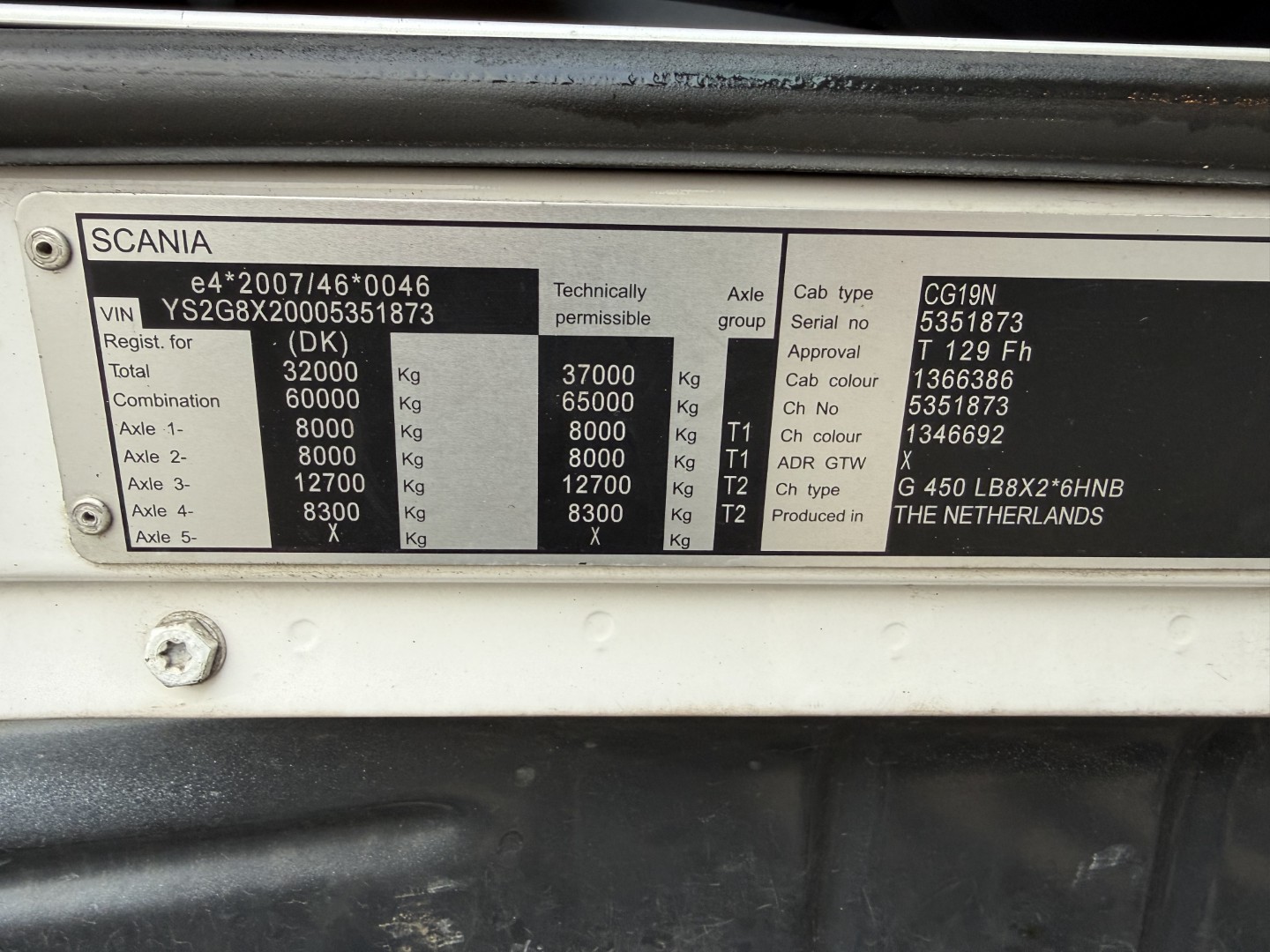 Scania G450 8x2*6 24.000 l. ADR Tank Euro 6