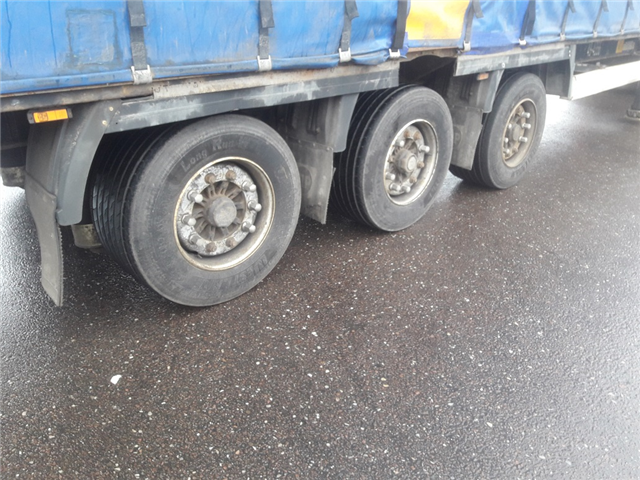 Krone Mega gardintrailer