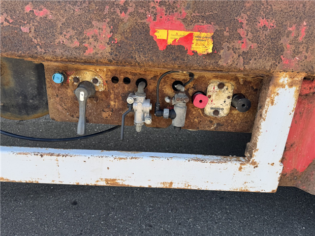 Kel-Berg / Faymonville 4 akslet Udtræks Maskintrailer