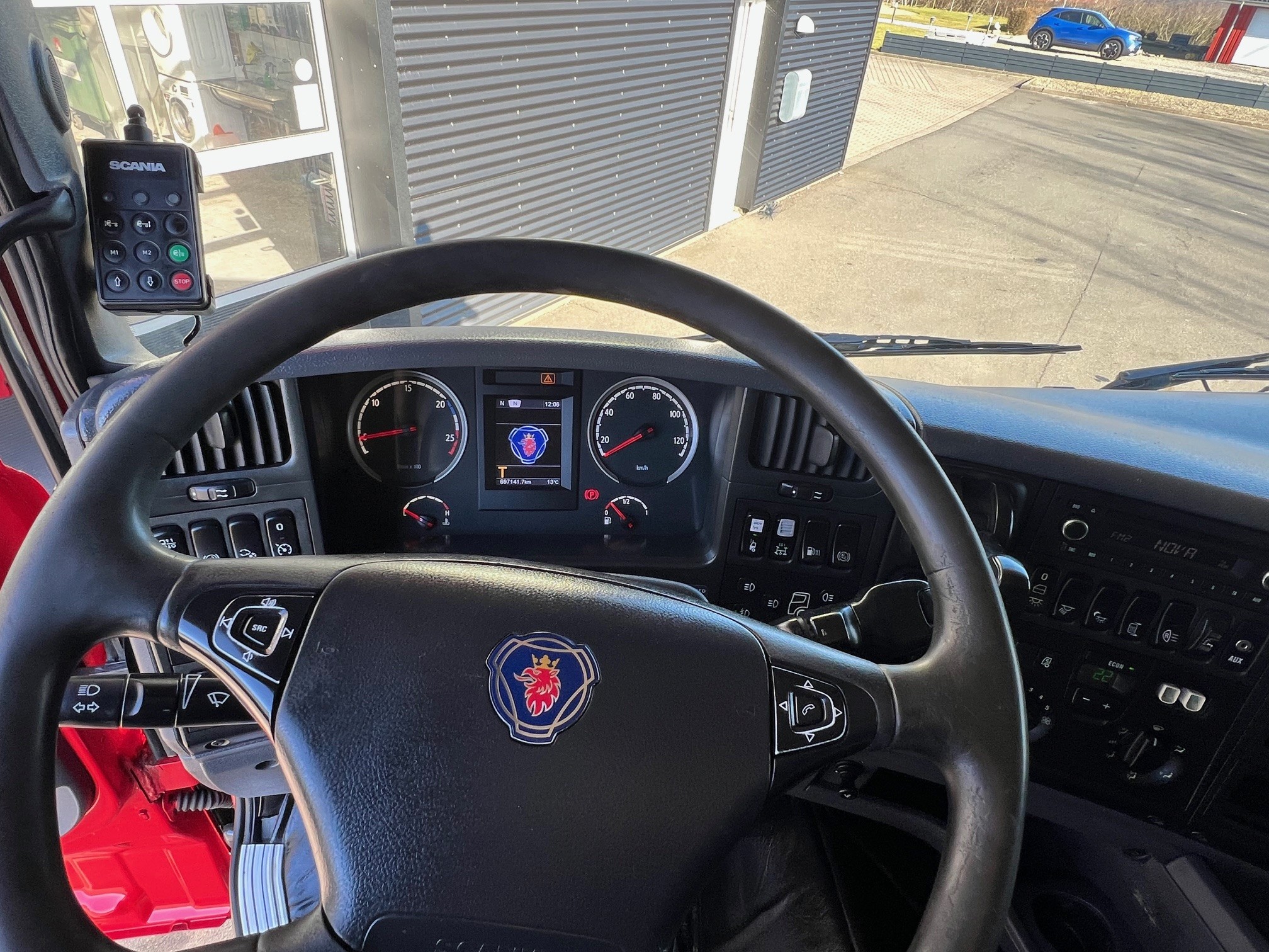 Scania G480 Hiab XS 166-4 + Sawo hejs