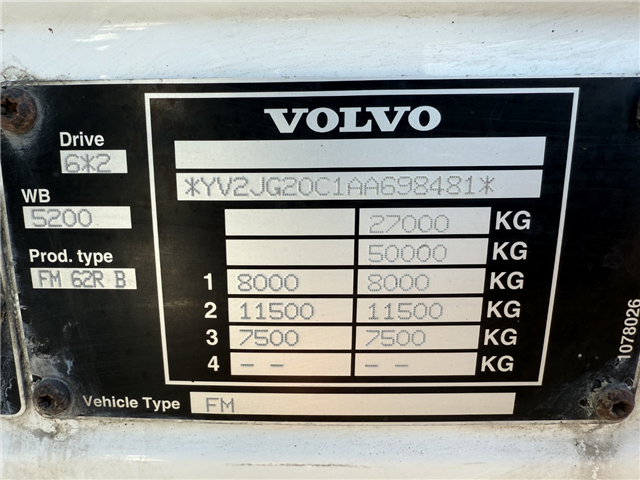 Volvo FM460 8x2*6 24.000 l. ADR Tankbil