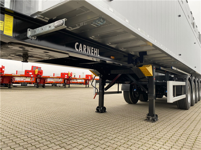 Carnehl 4 aks. 60M3 Tiptrailer m. nedfældbare sider Tip