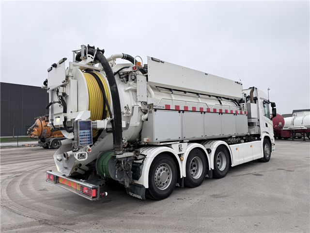 Scania G500 8x4*4 Bucher Recycler 414