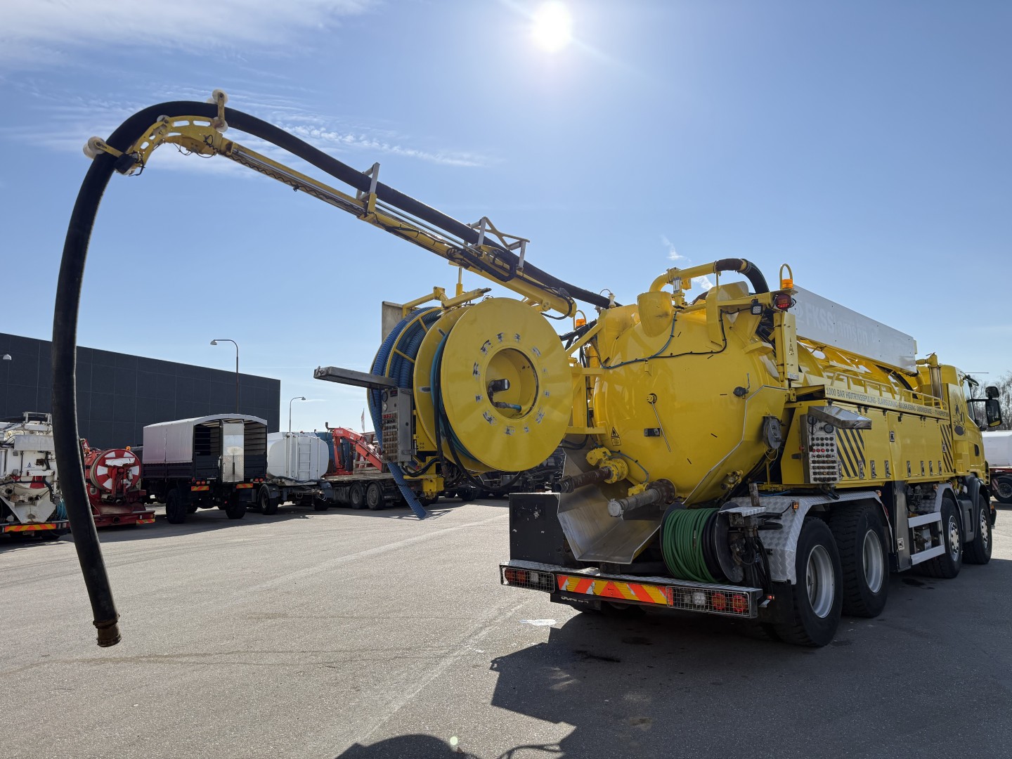 Scania G480 8x4 Hvidtved Larsen Flexline 413 Euro 5