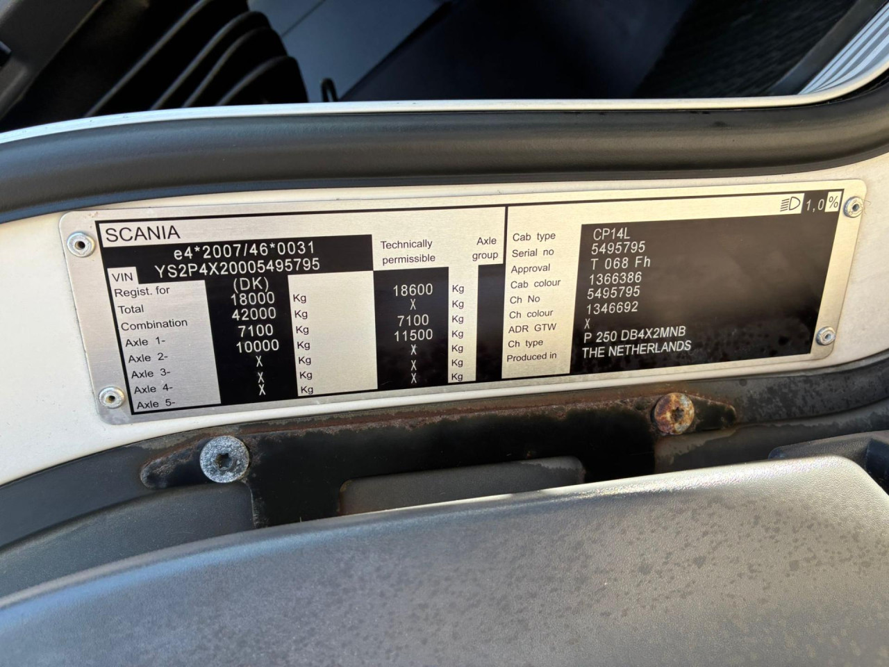 Scania P 250 DB4x2MNB - Kølebil