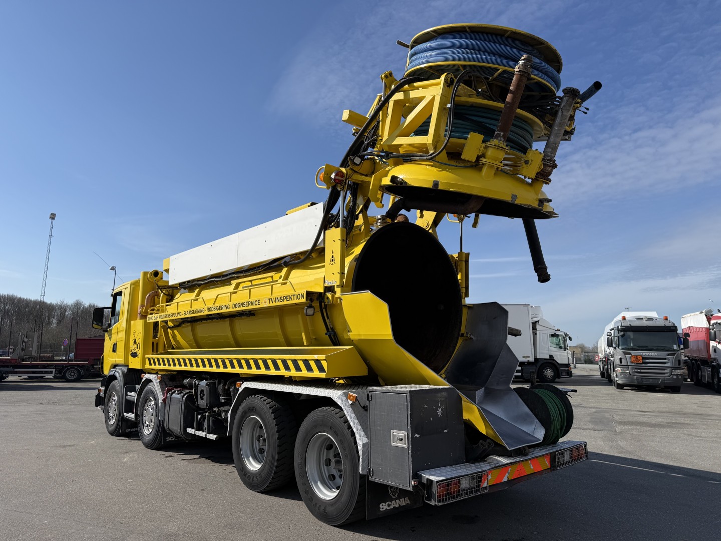 Scania G480 8x4 Hvidtved Larsen Flexline 413 Euro 5