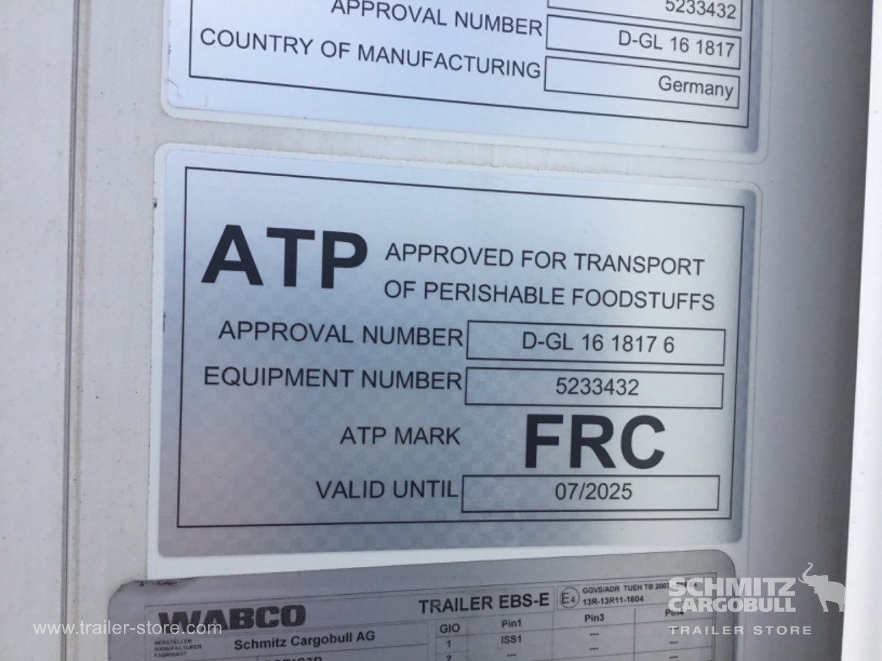 Schmitz Semi Reefer Standard Dobbeltdækk