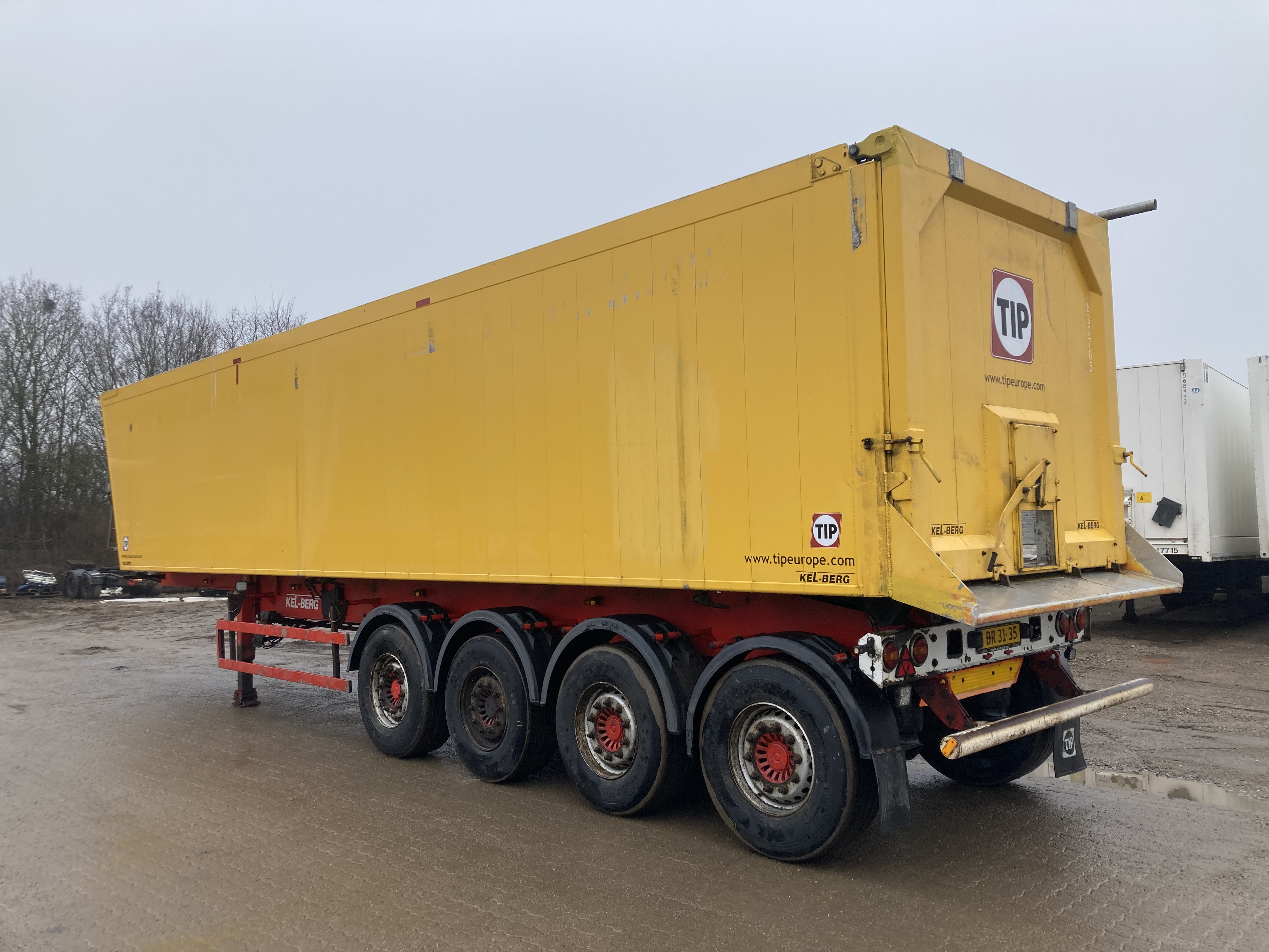 Kelberg 4-akslet tipsættevogn , type T360K